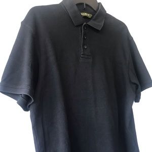 Eddie Bauer Mens Polo M medium Black